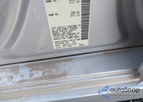 2016 Nissan Altima 2.5/2.5 S/2.5 Sl/2.5 Sr/2.5 Sv из США, поврежденный, VIN 1N4AL3AP8GC261786